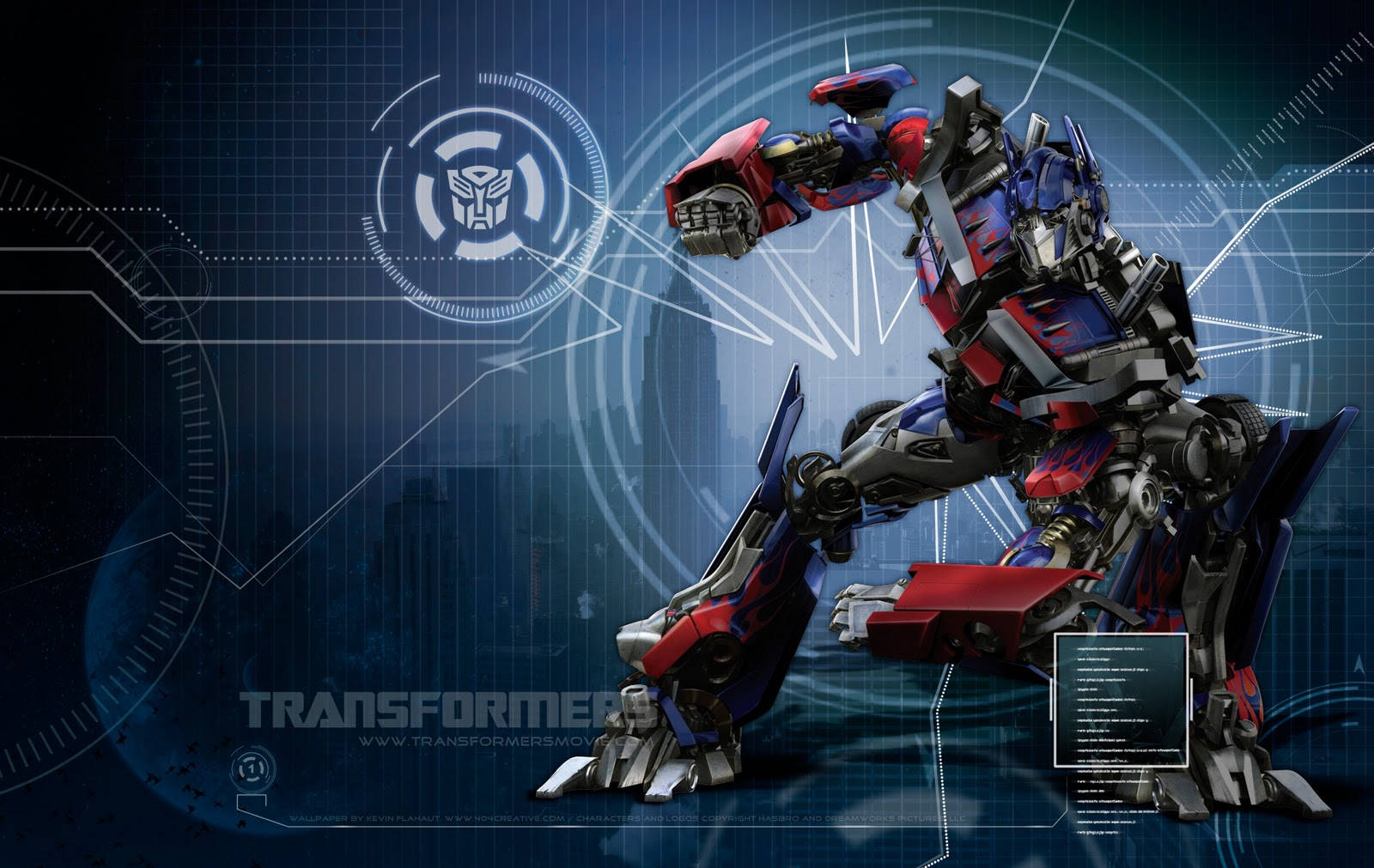 Optimus Prime Transformers Background