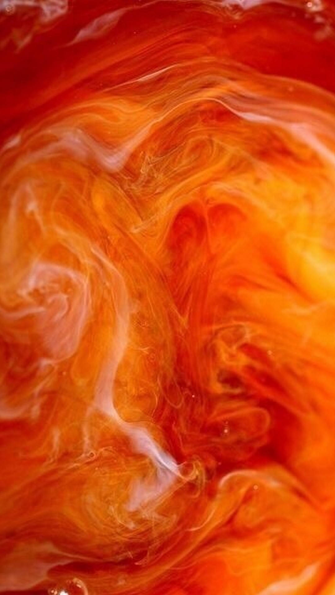 Orange Aesthetic Marble Art Phone Background