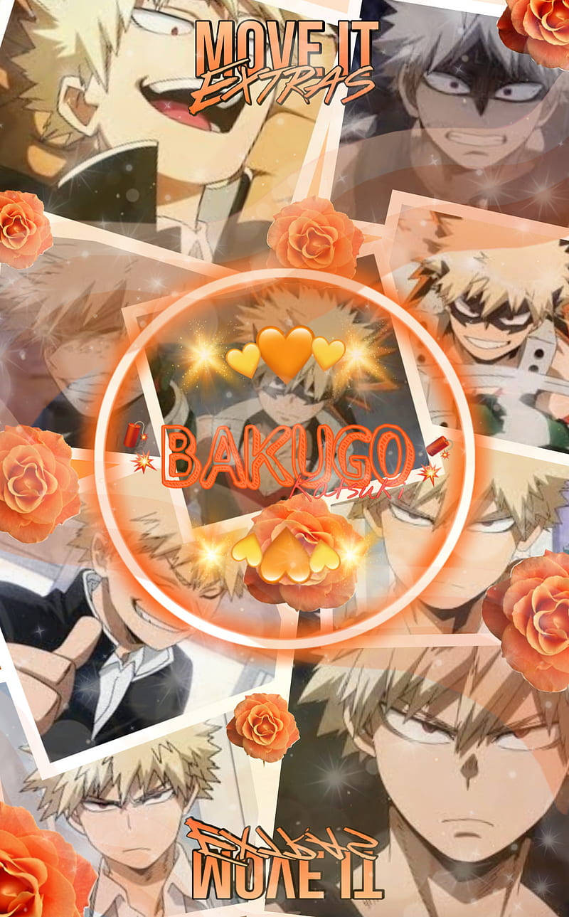 Orange Aesthetic My Hero Academia Katsuki Bakugo