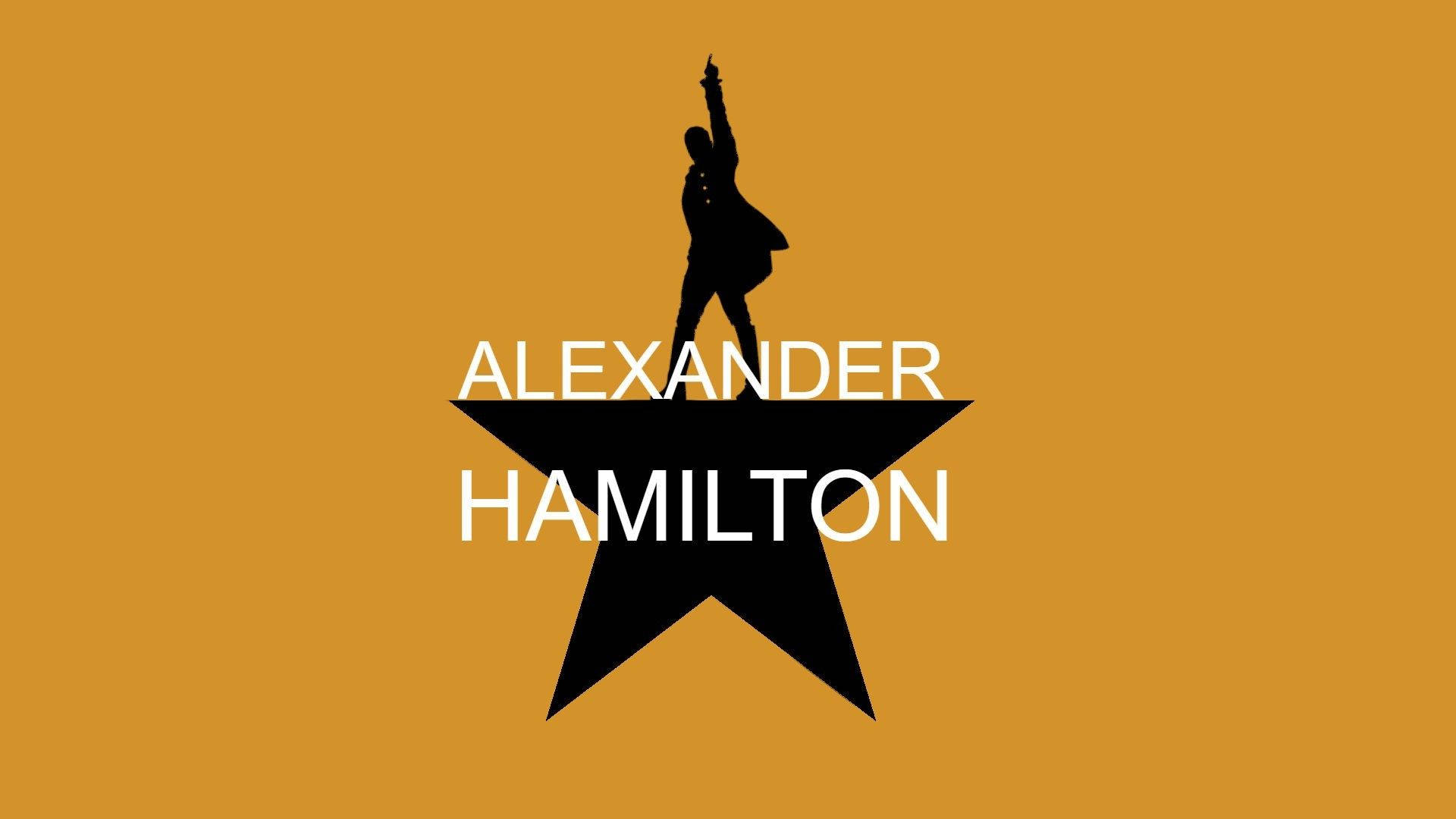 Orange Alexander Hamilton Logo Background