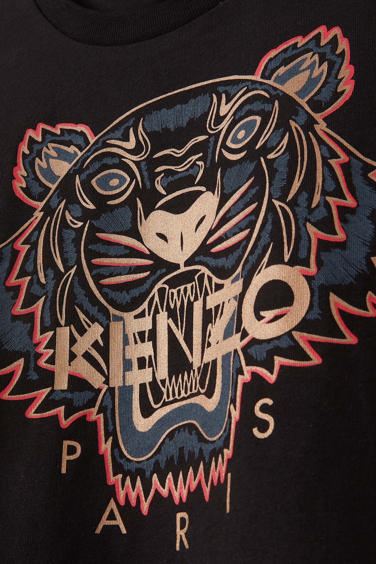 Orange And Black Kenzo Shirt