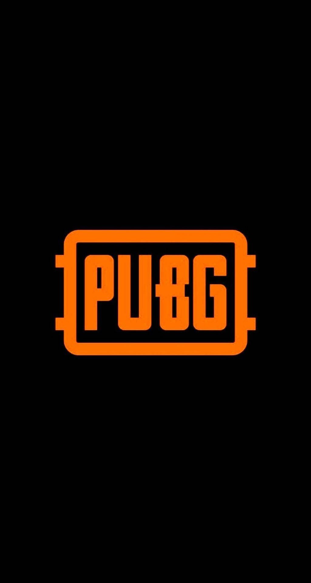 Orange And Black Pubg Logo Background