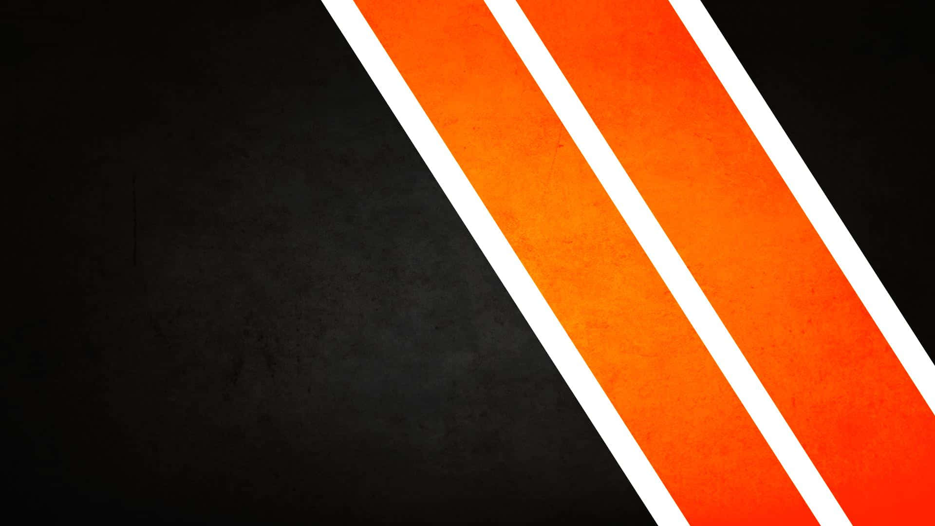 Orange And Black Stripes On A Black Background