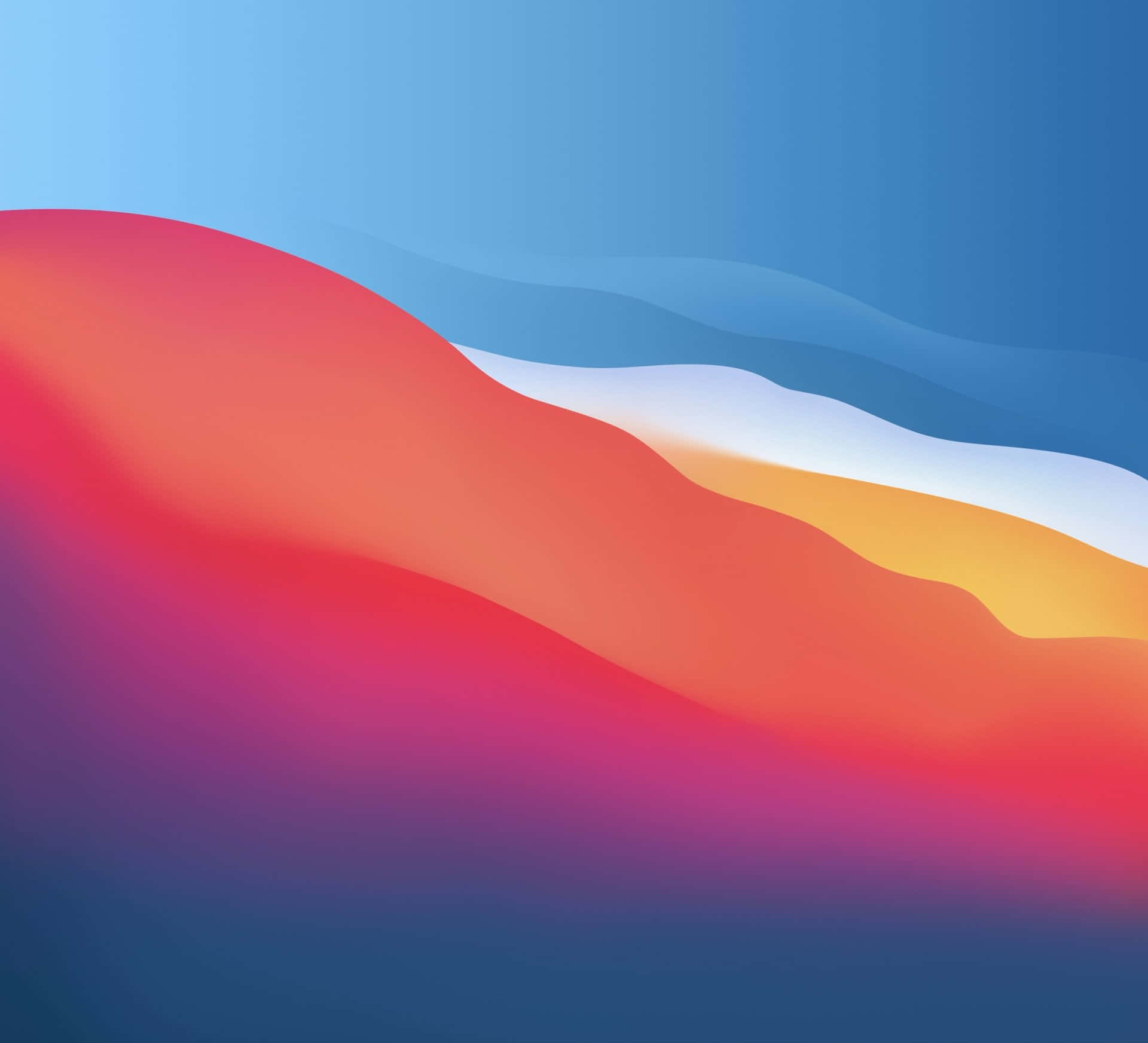 Orange And Blue Abstract Sky Background