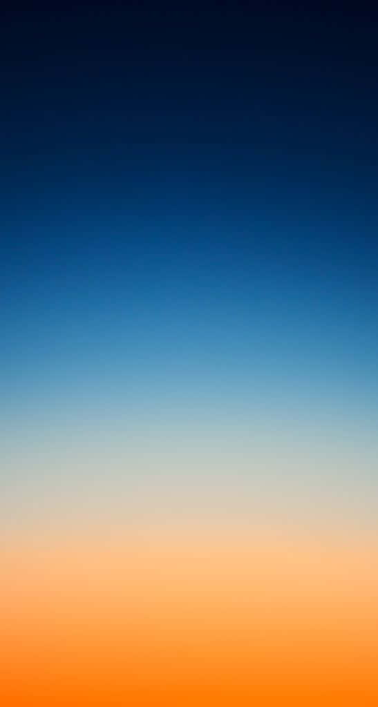 Orange And Blue Sky Mobile Background