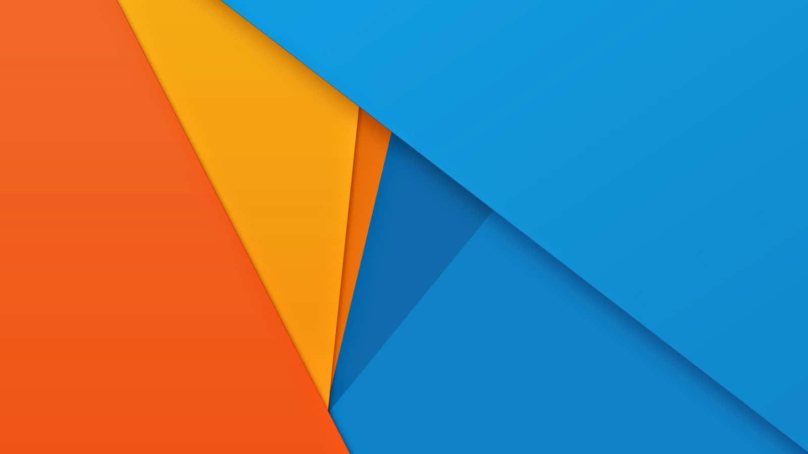 Orange And Blue Triangle Background Background