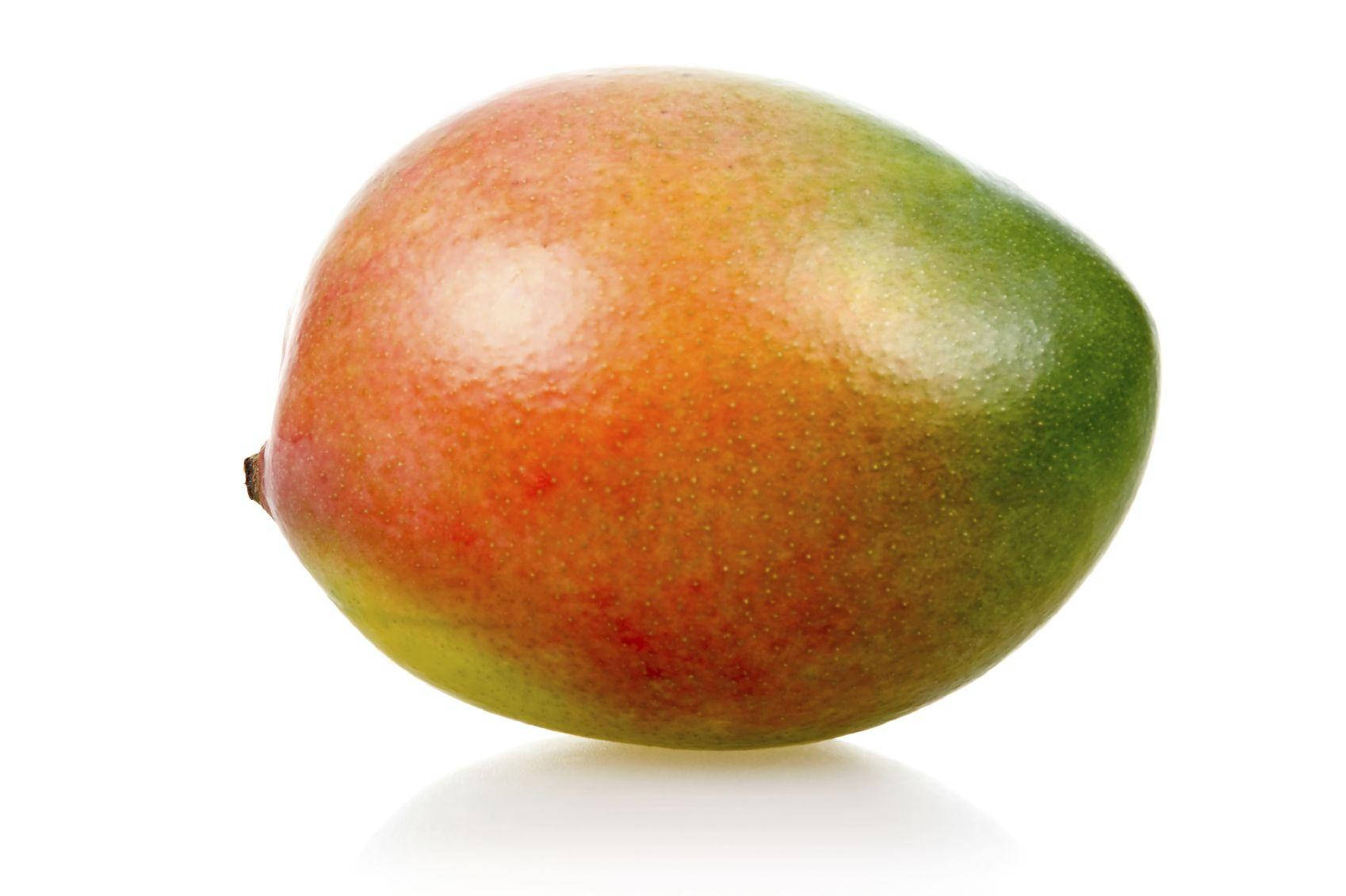 Orange And Green Round Mango Fruit Background