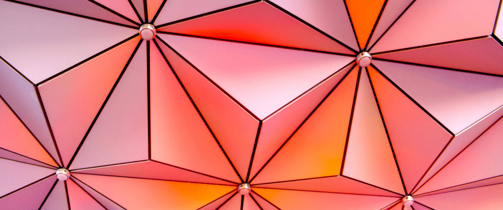 Orange And Pink Epcot Globe Background