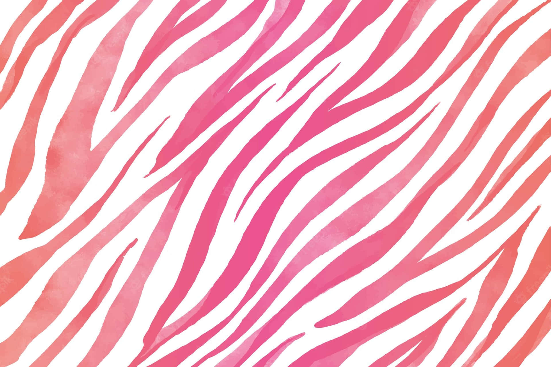 Orange And Pink Zebra Print Pattern