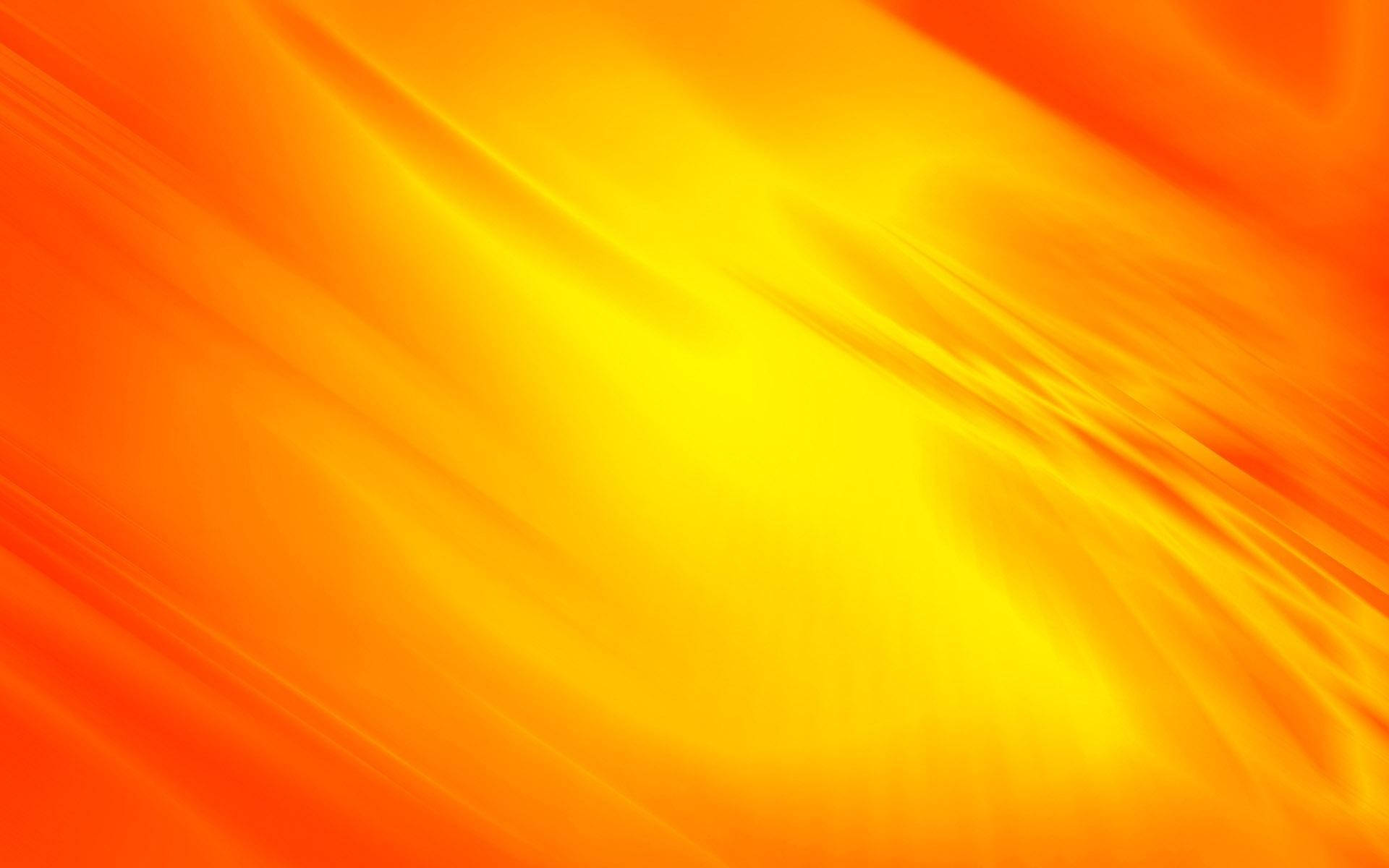 Orange And Yellow Flowing Curves Background
