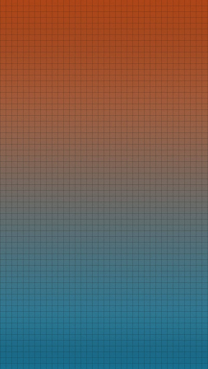 Orange Blue Gradient Grid Aesthetic Background