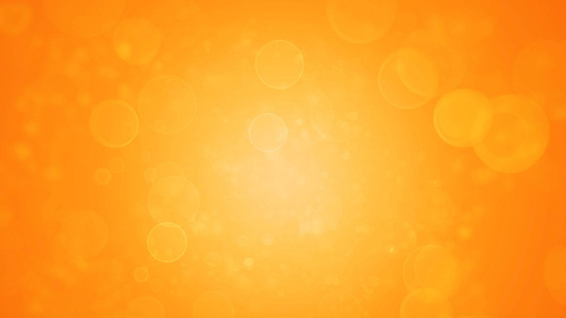 Orange Bokeh Background