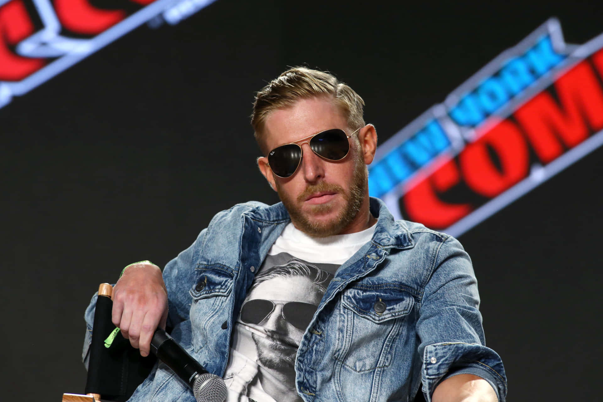 Orange Cassidy At Ny Comic-con In His Signature Sunglasses