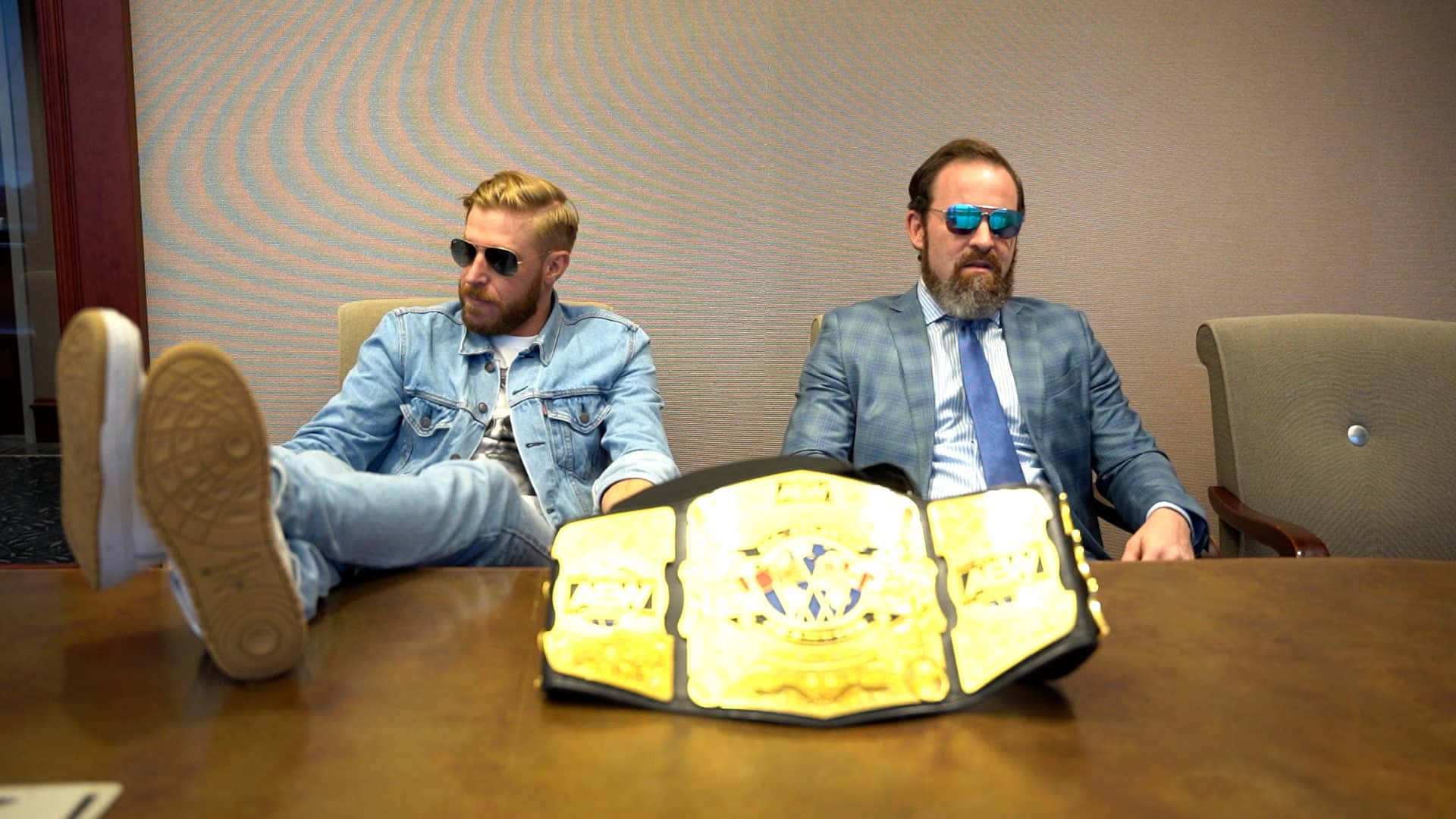 Orange Cassidy & Justin Schlegel Background