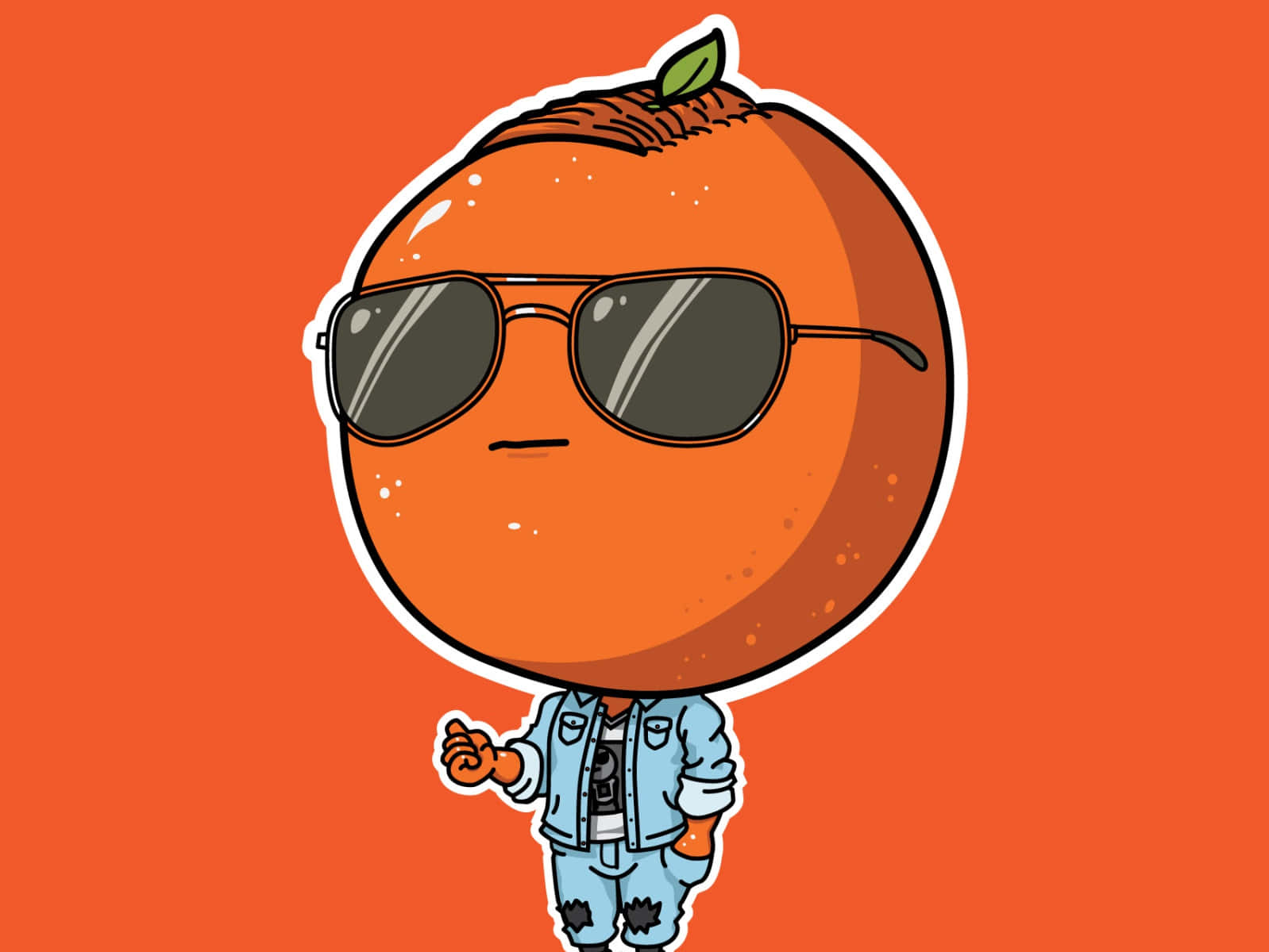 Orange Cassidy Orange Head