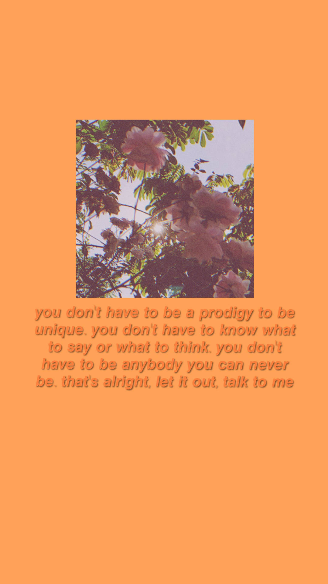 Orange Cavetown Background