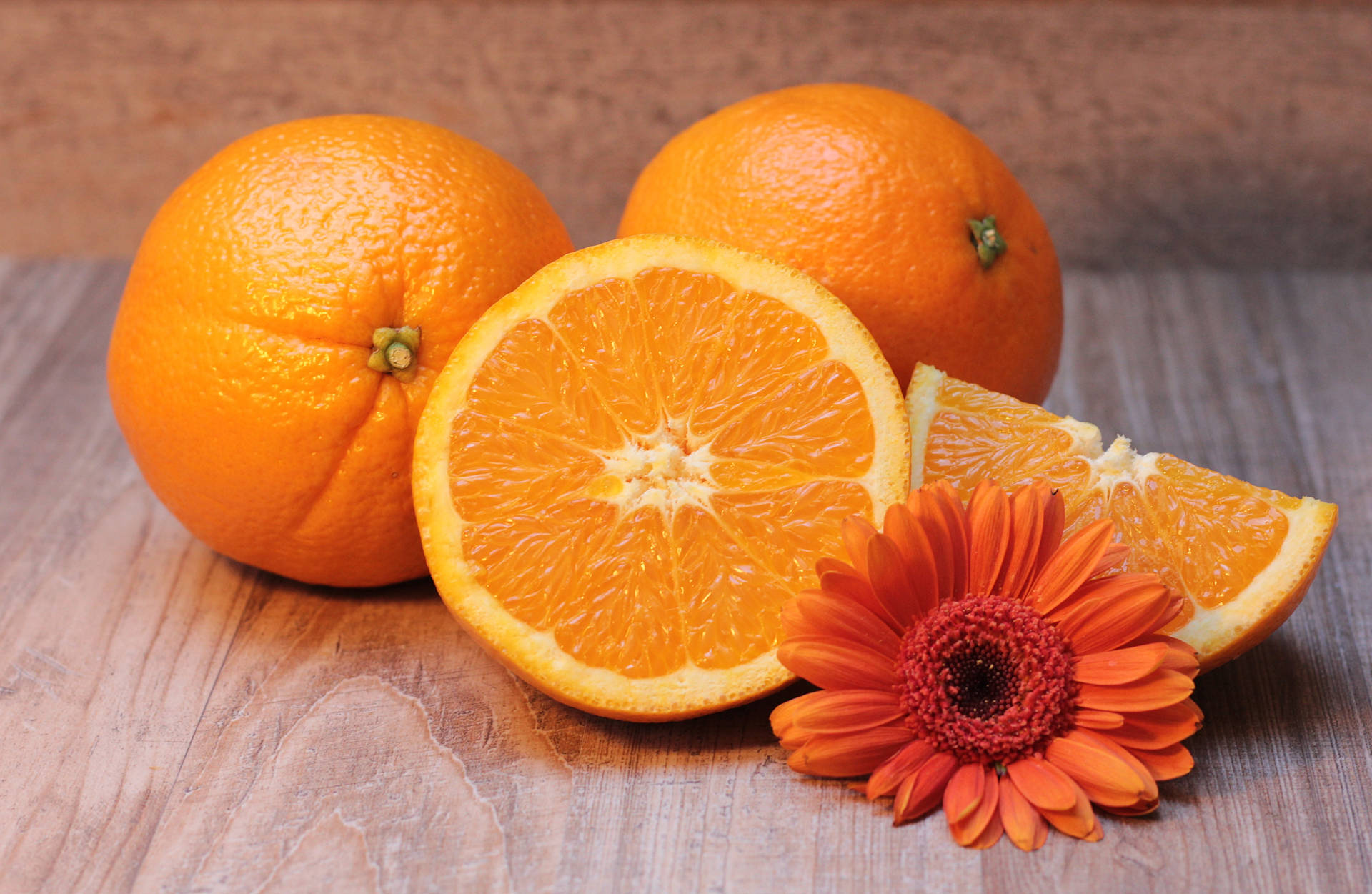 Orange Citrus Fruits Background
