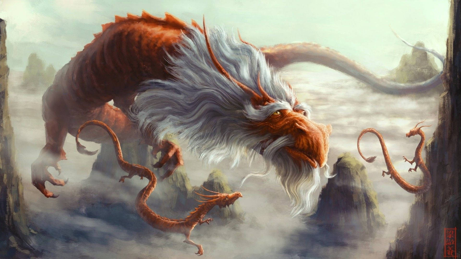 Orange Earth Dragon Family Background