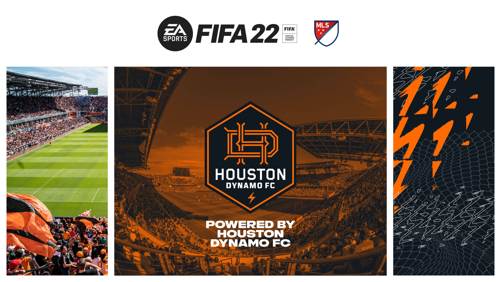 Orange Fifa 22 Houston Dynamo Background