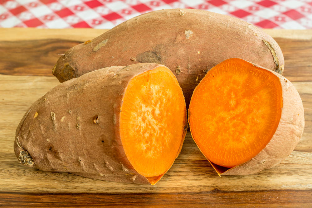 Orange Flesh Yam Root Crop