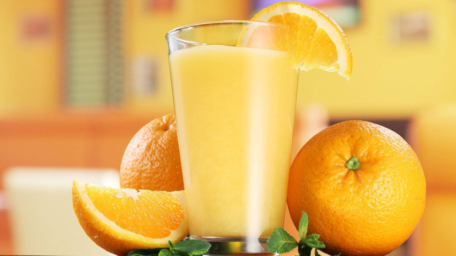 Orange Fruit Juice Background