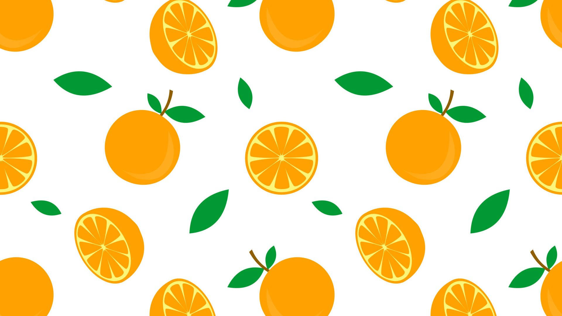 Orange Fruit Pattern Background