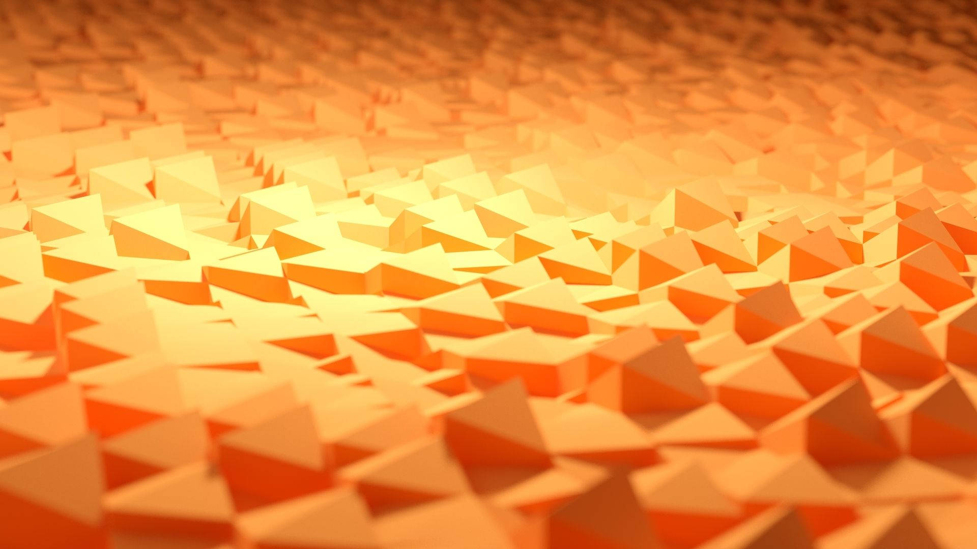 Orange Geometric Shapes Background Background