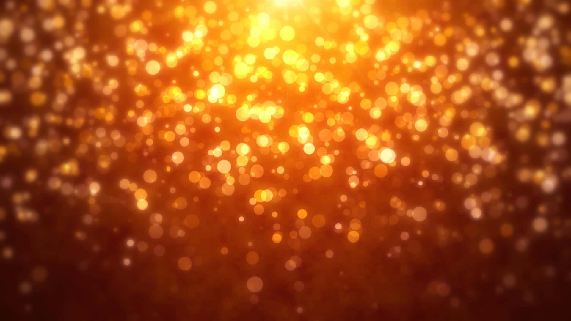 Orange Glitter Gold Background