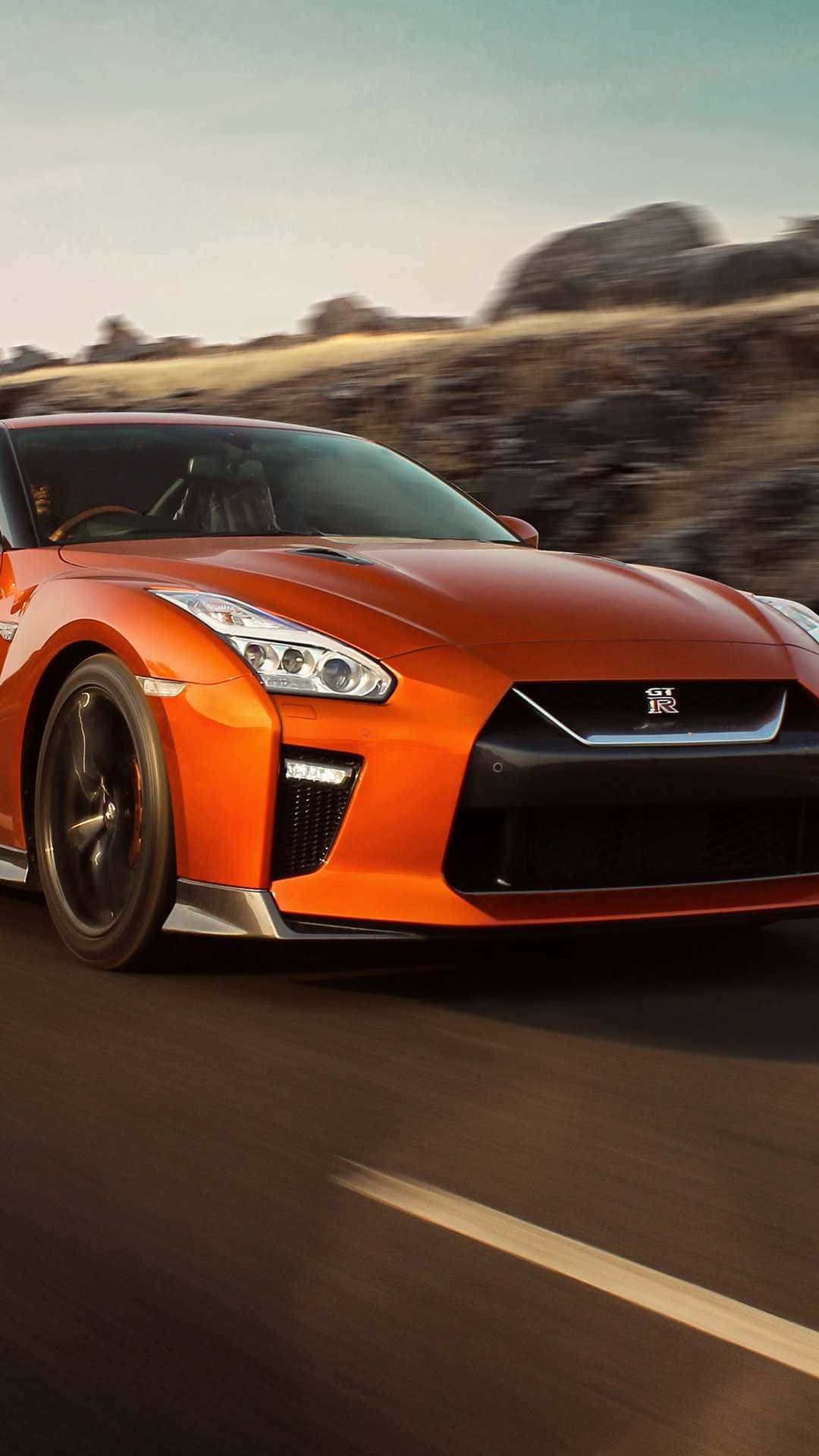 Orange Gtr Iphone Background