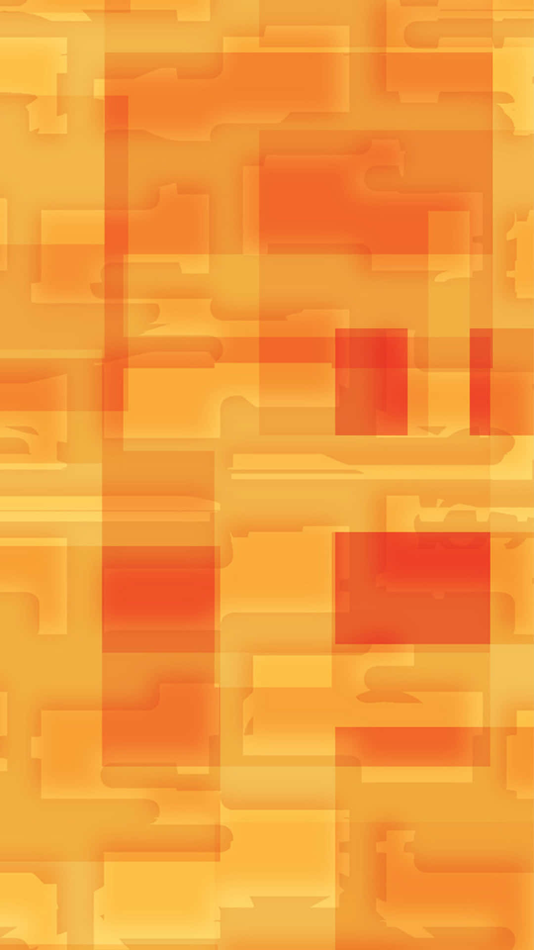 Orange Iphone Abstract Art