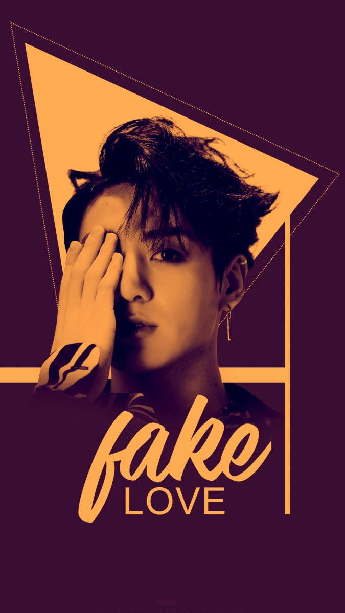 Orange Jungkook Bts Fake Love Background