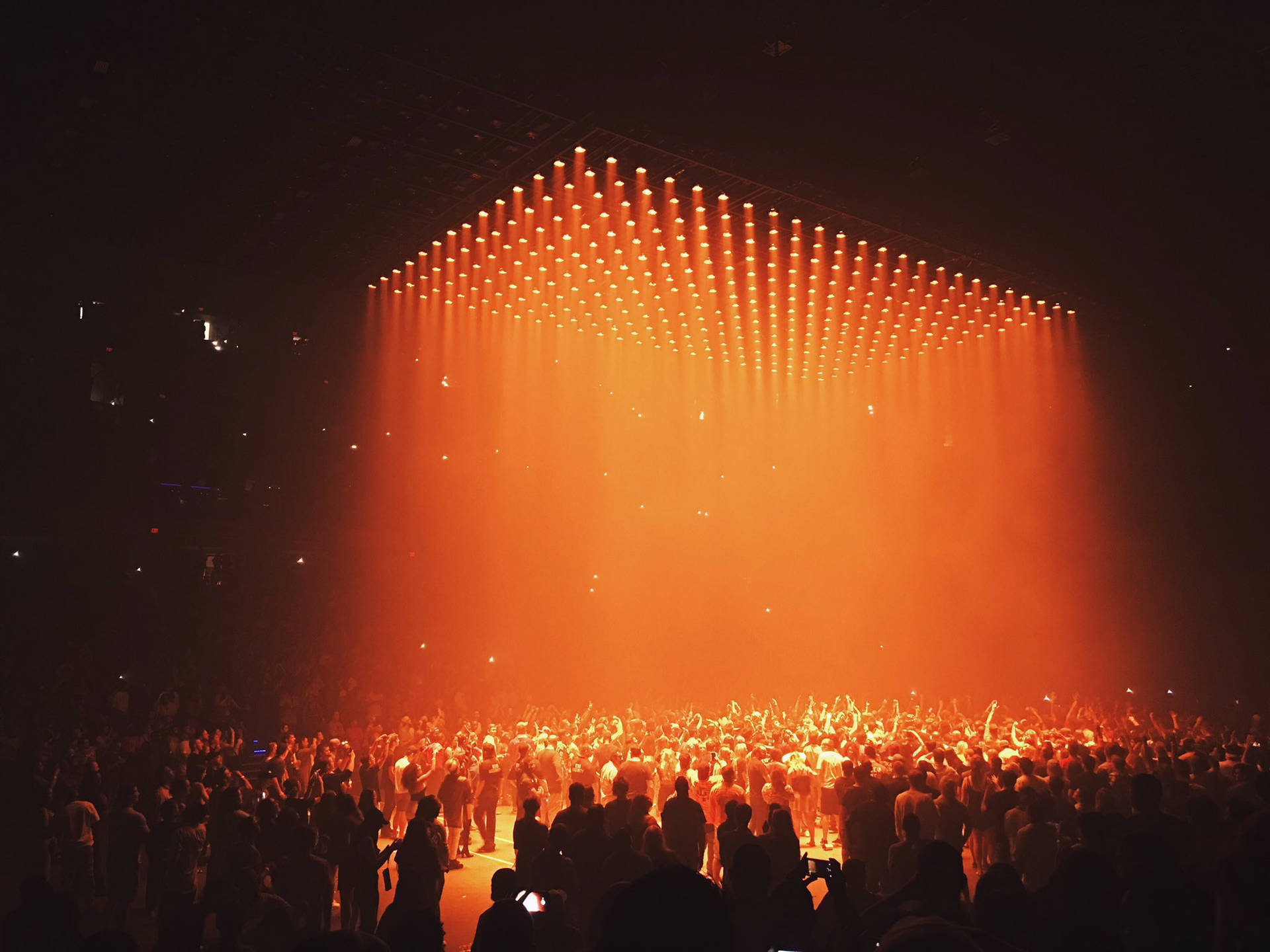 Orange Lights Kanye West Saint Pablo