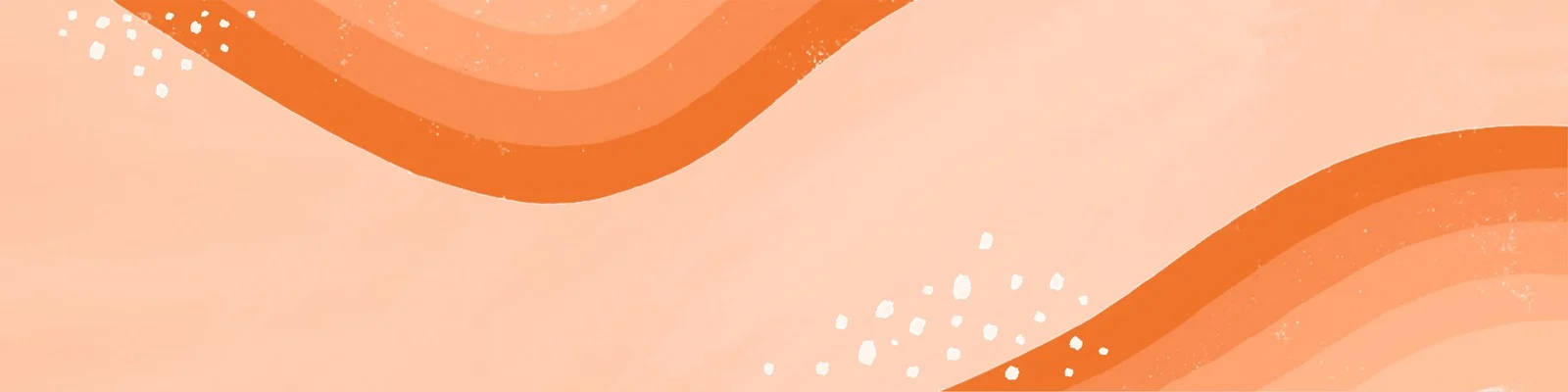 Orange Linkedin Banner Background