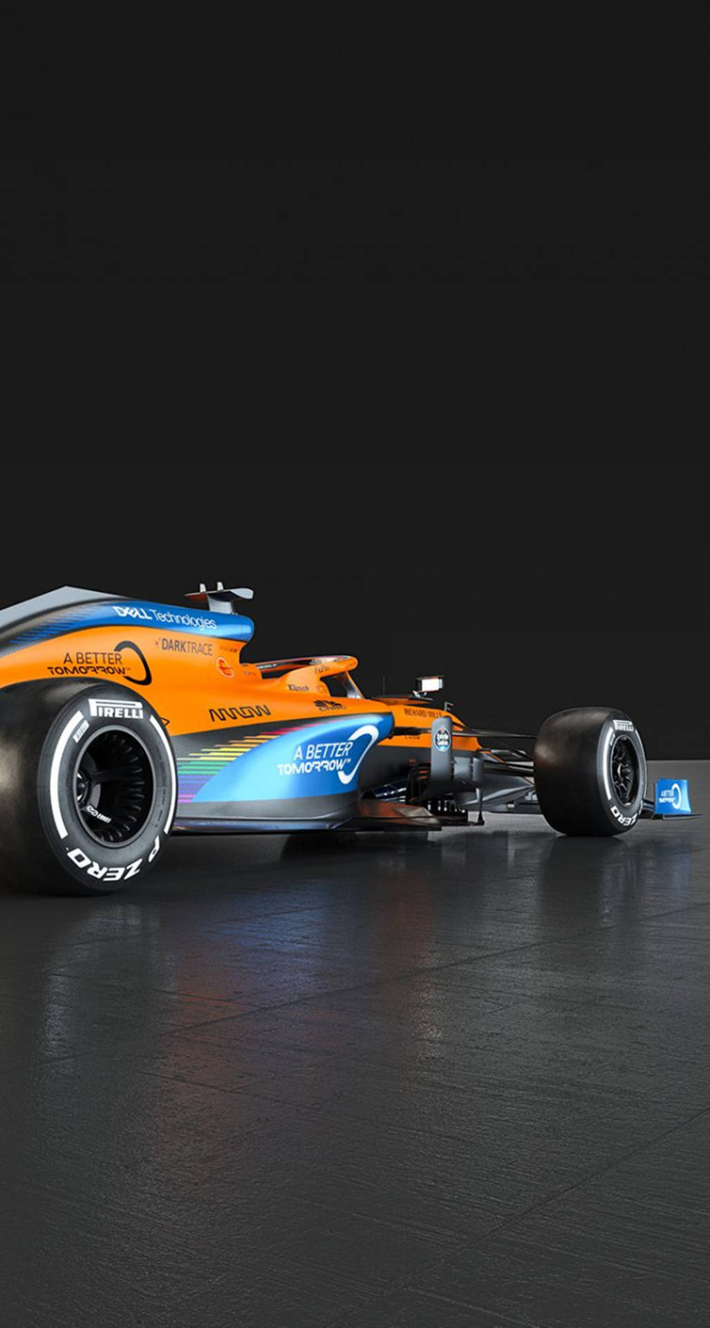 Orange Mclaren Iphone Formula 1 Background