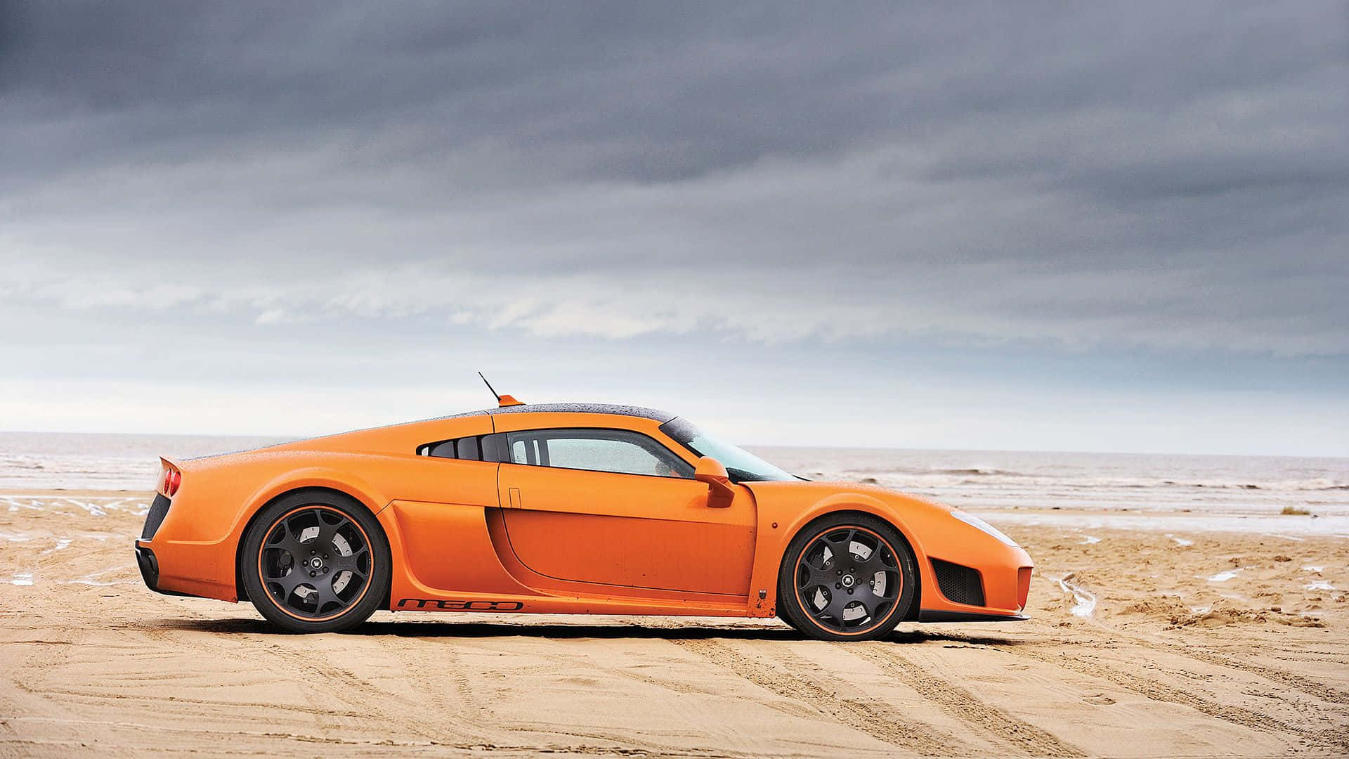 Orange Noble Car Background