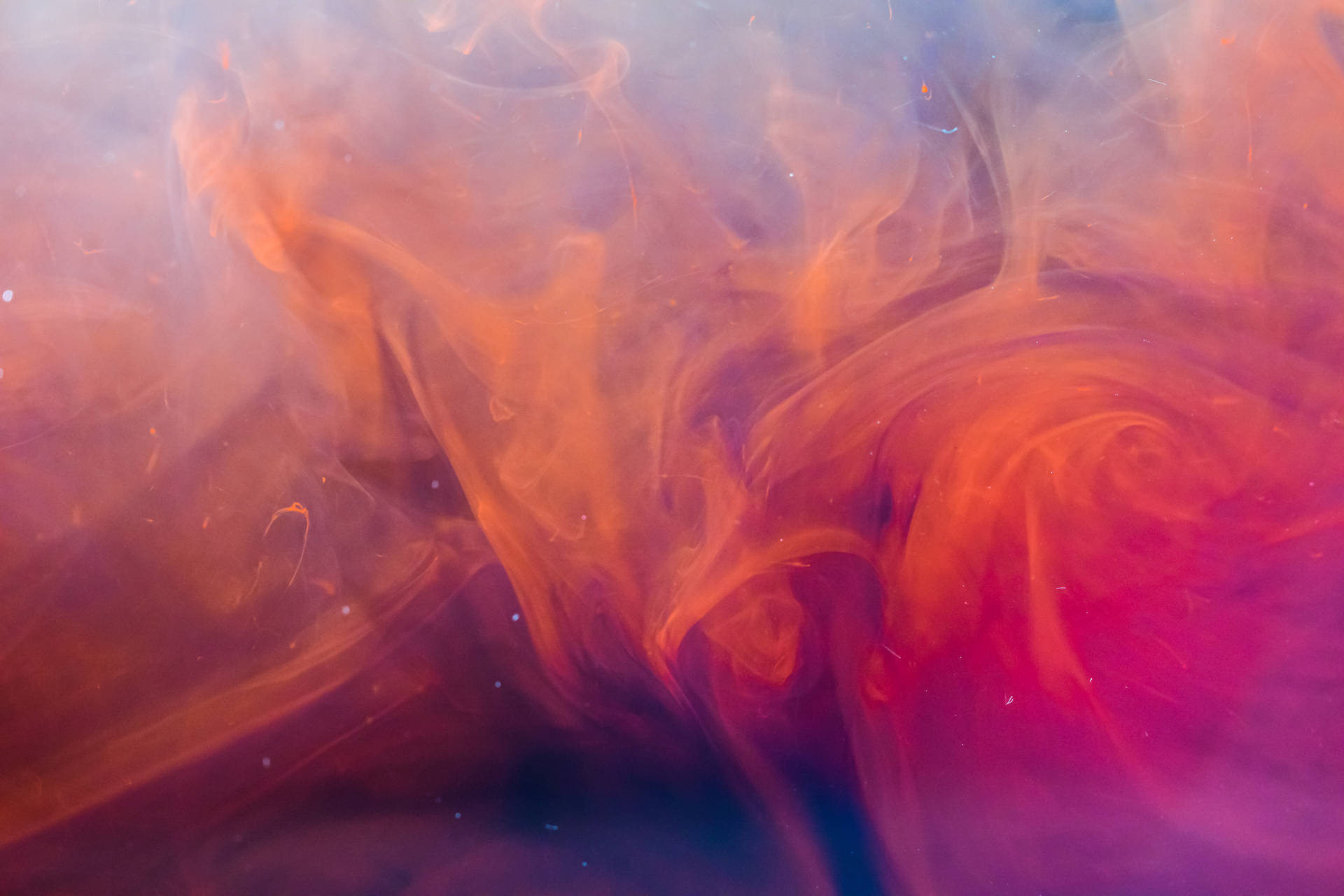 Orange Pink Smoke Abstract 1080p Hd Desktop Background