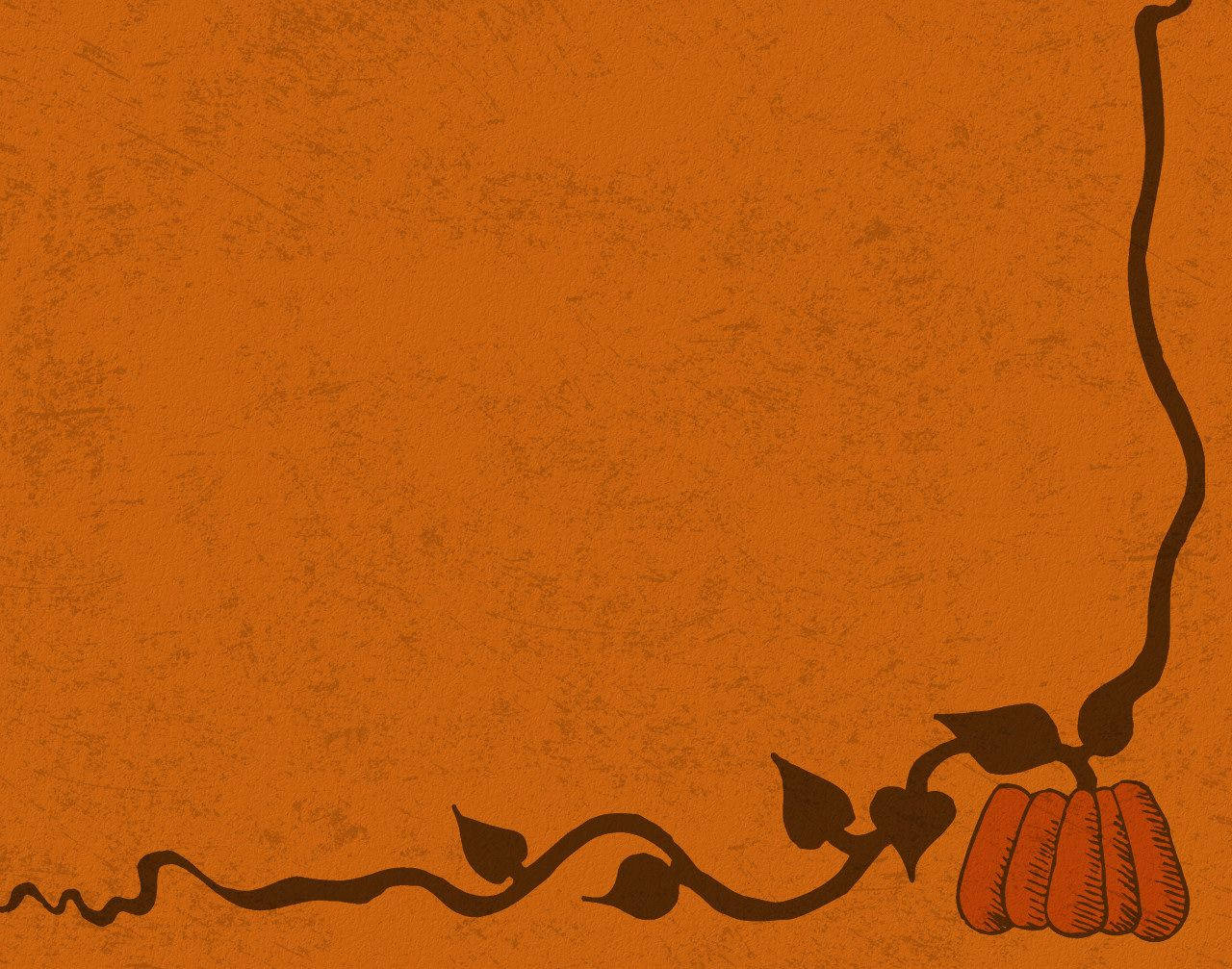 Orange Poster For Thanksgiving Background