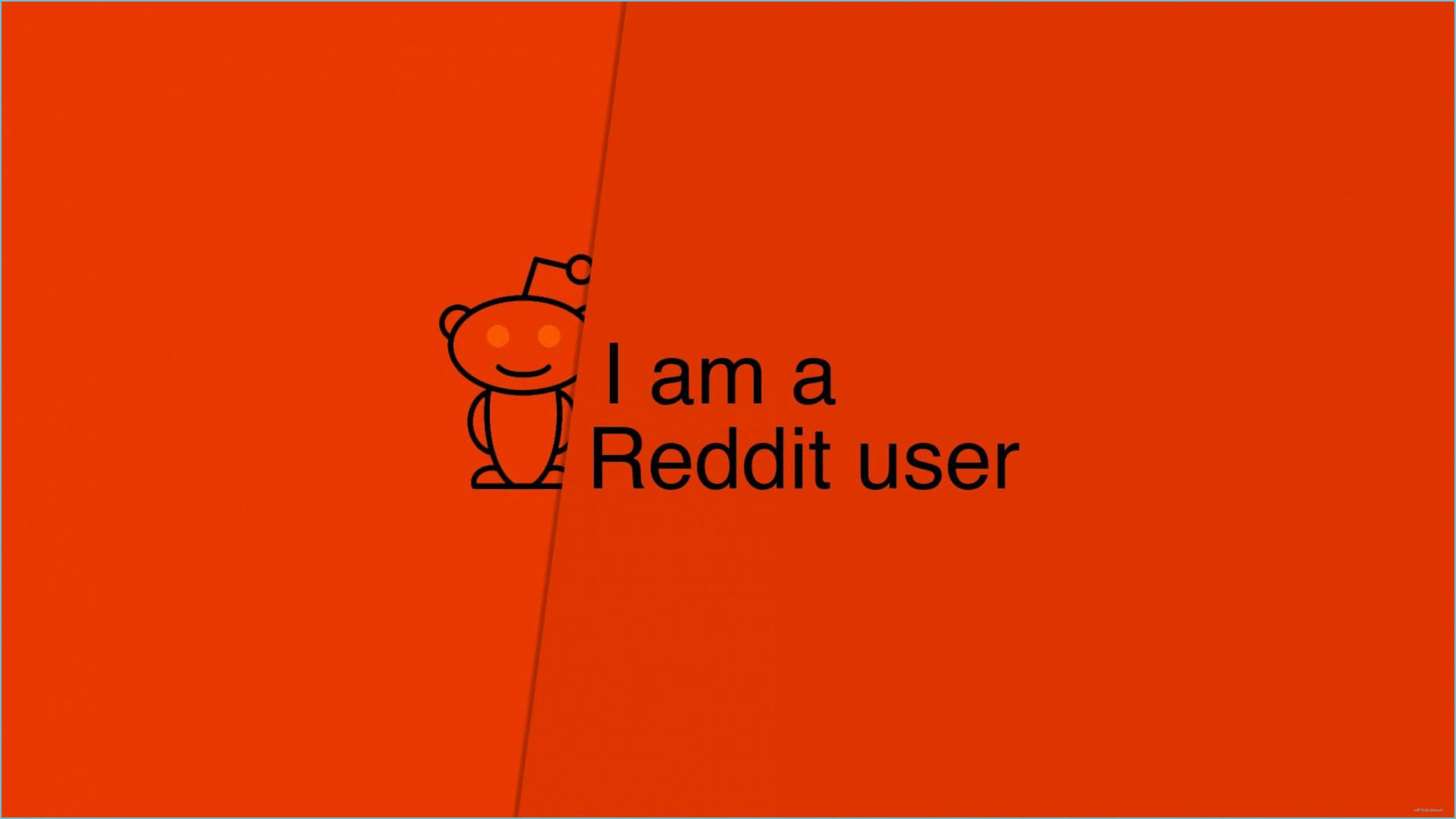 Orange Reddit User Background