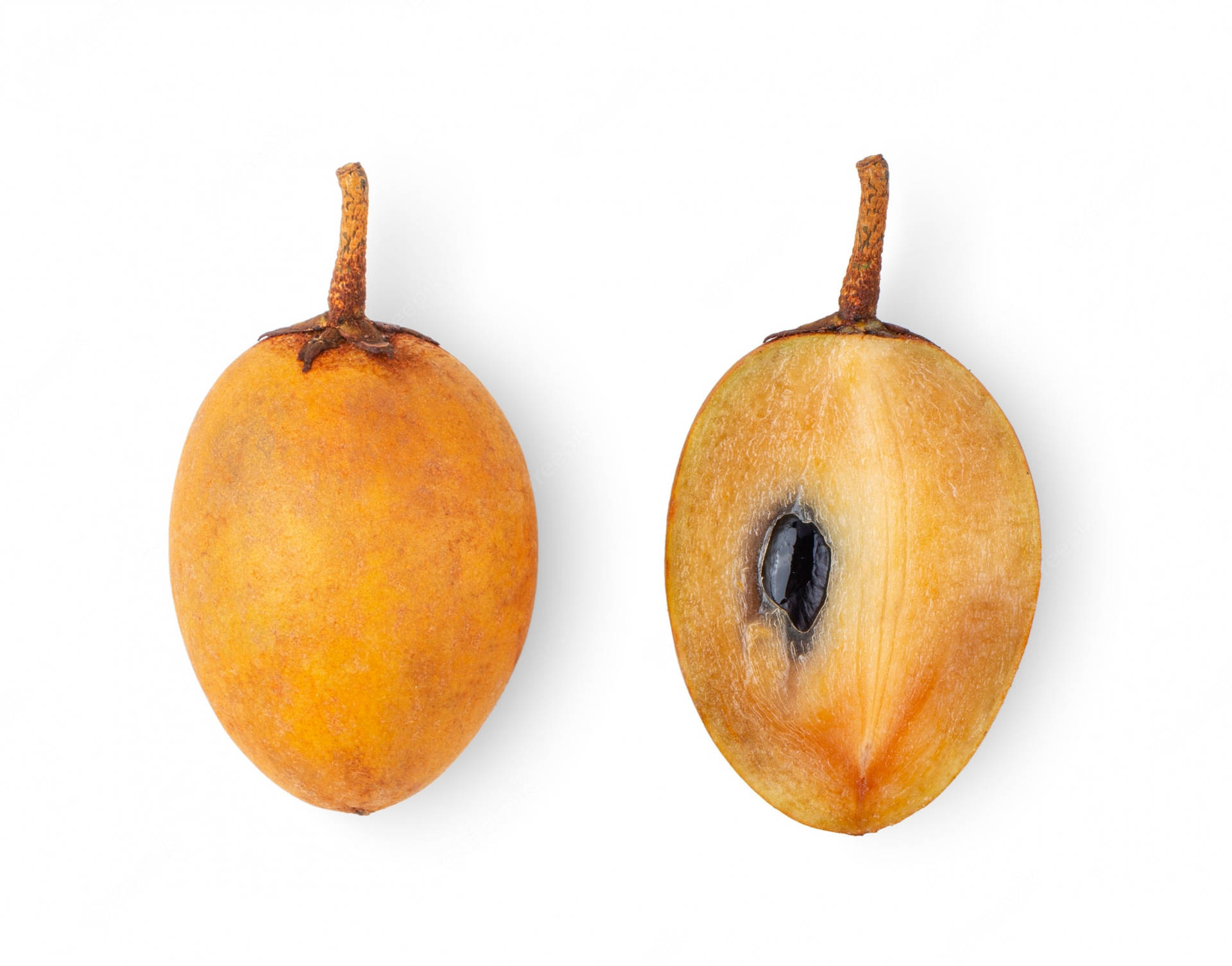 Orange Sapodilla Fruit Background