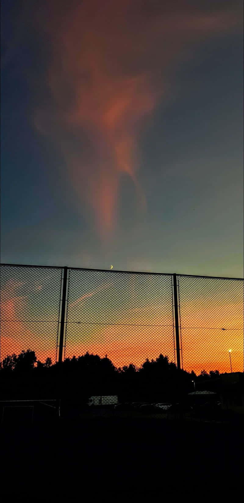 Orange Smoke Beach Aesthetic Tumblr Background