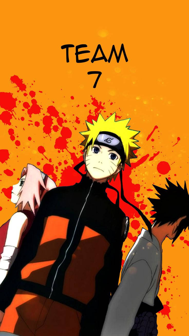 Orange Team 7 Naruto Iphone Background