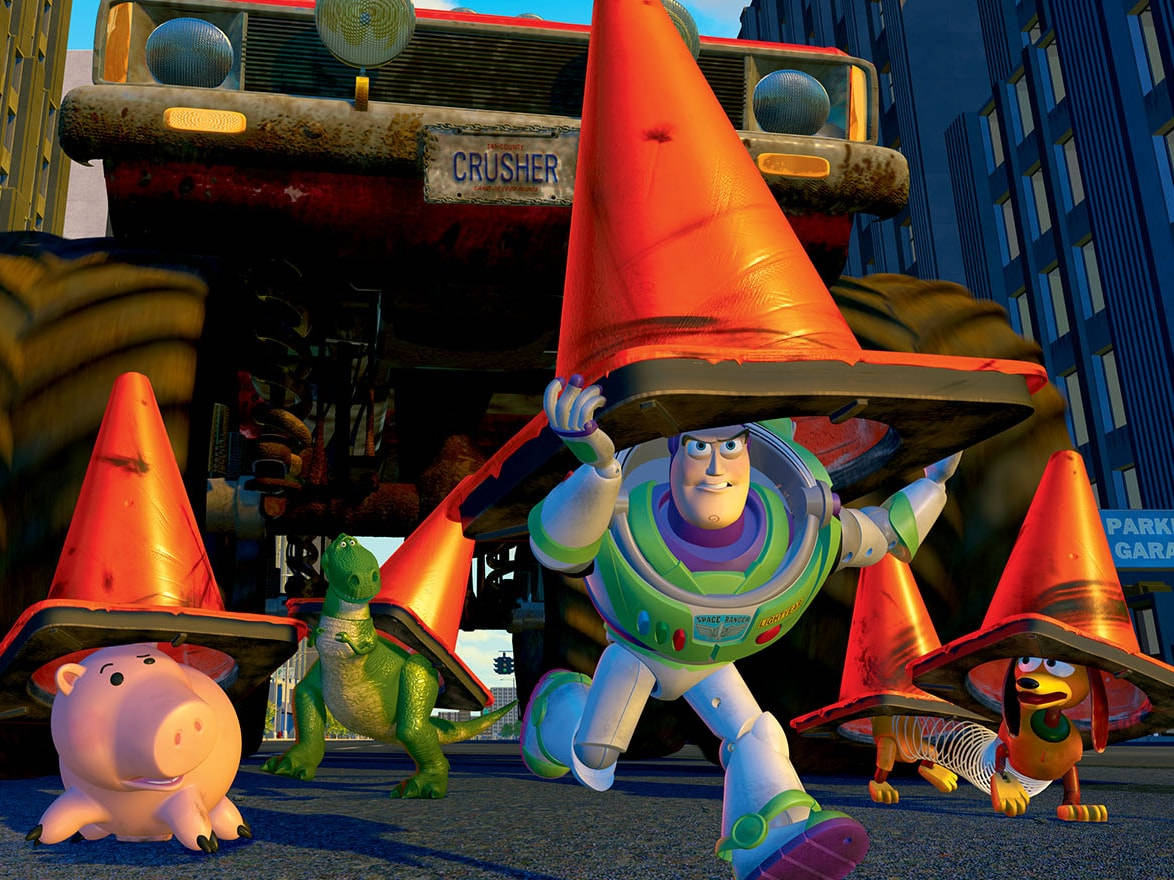 Orange Traffic Cones Toy Story 2