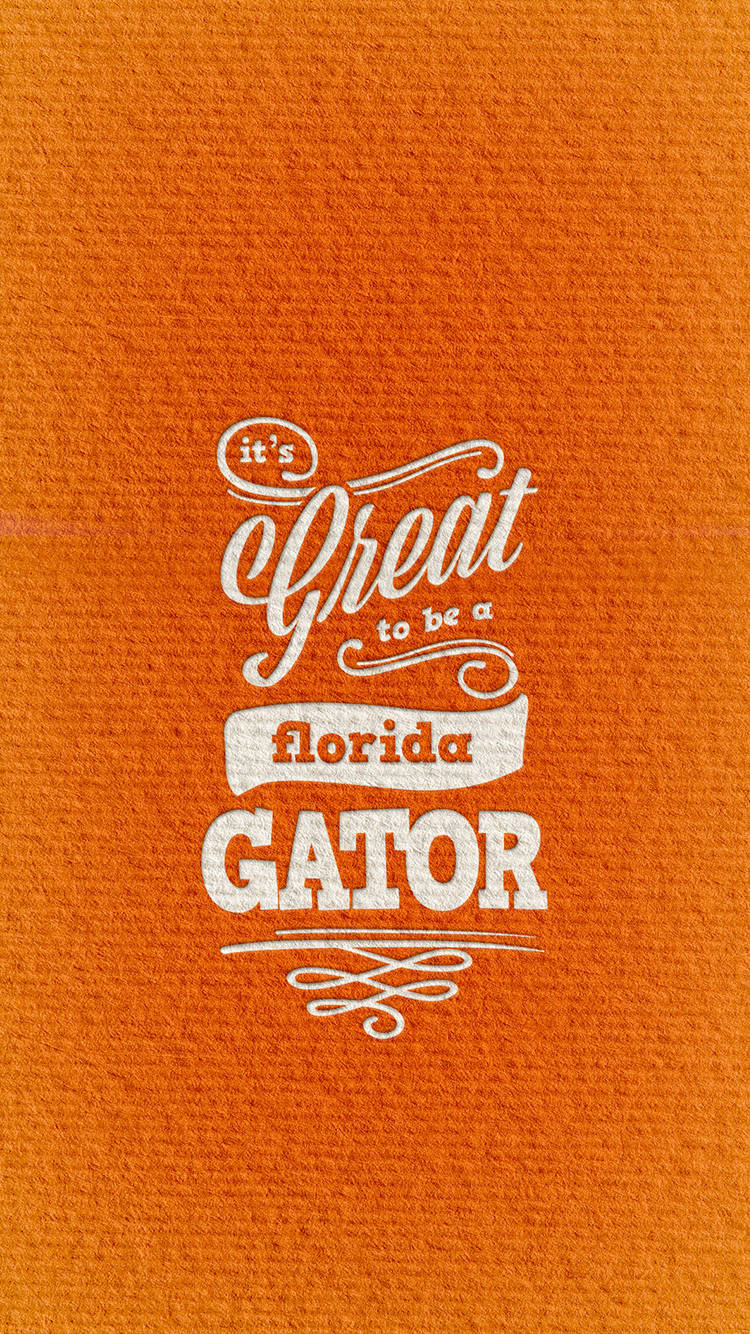 Orange University Of Florida Poster Background