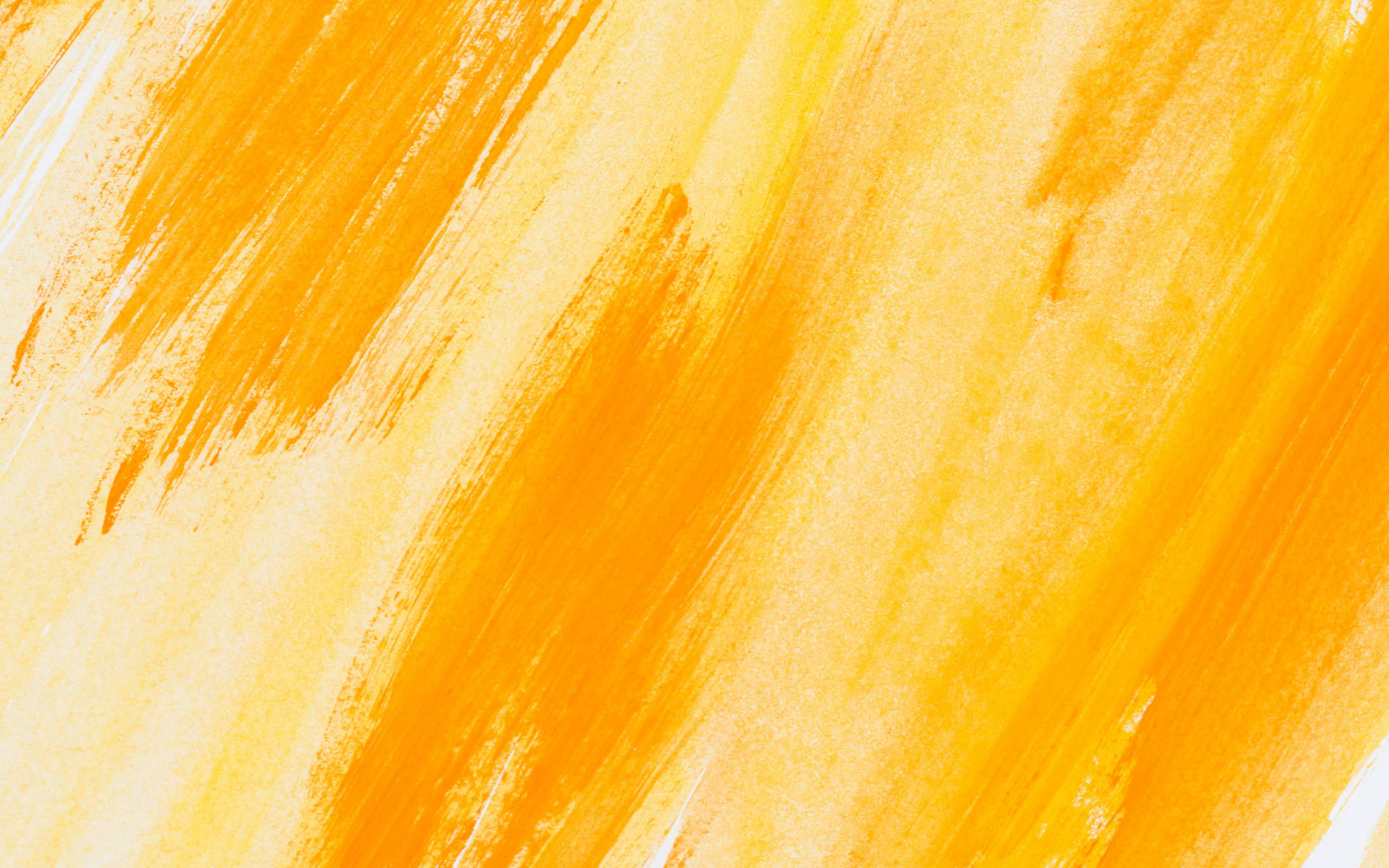 Orange Yellow Brushstrokes Presentation Background