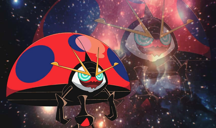 Orbeetle In The Galaxy Background