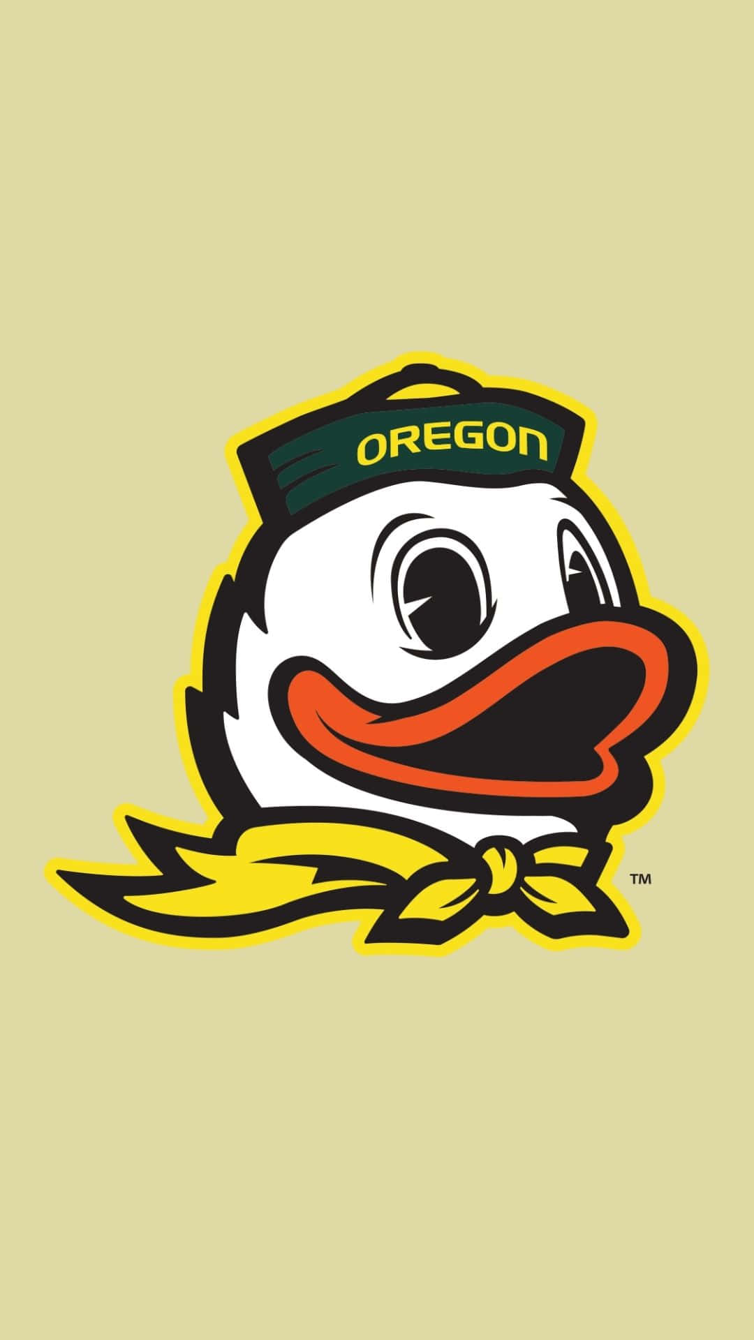 Oregon Ducks Football Team In Action Background