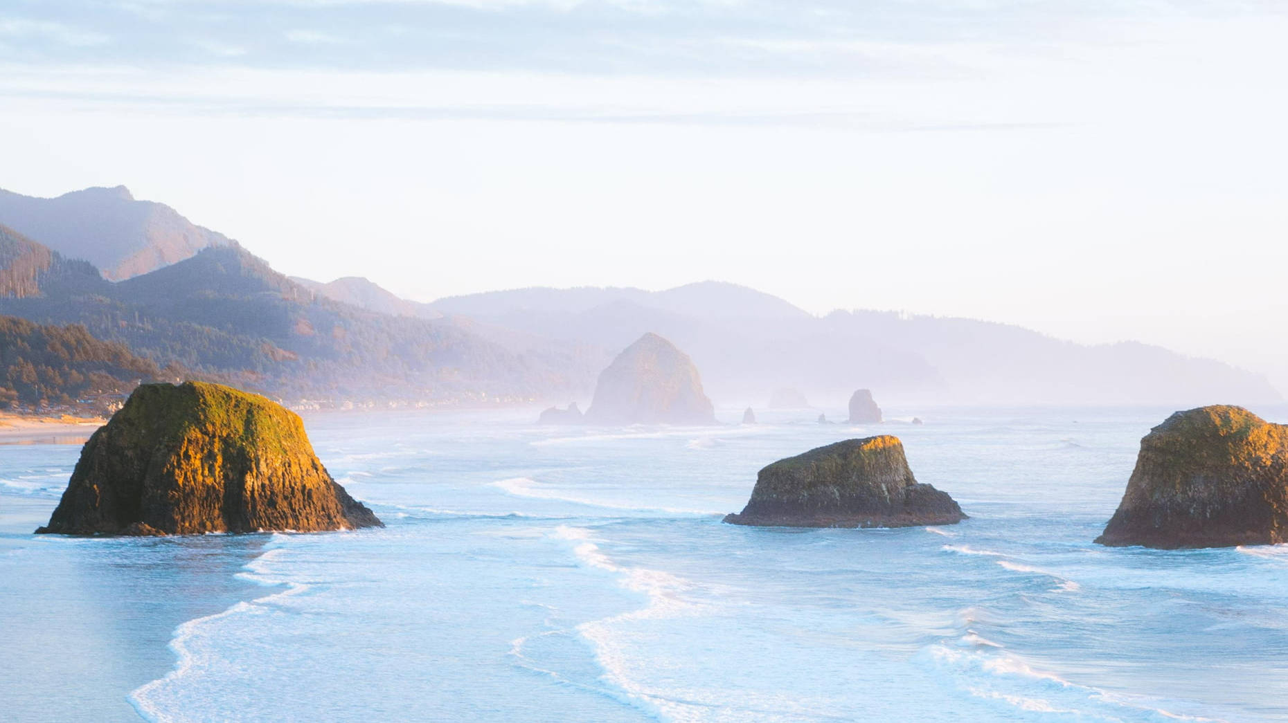 Oregon Ecola State Park Background