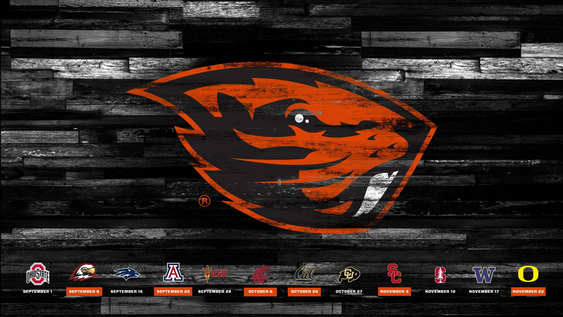 Oregon State University Beavers Desktop Background