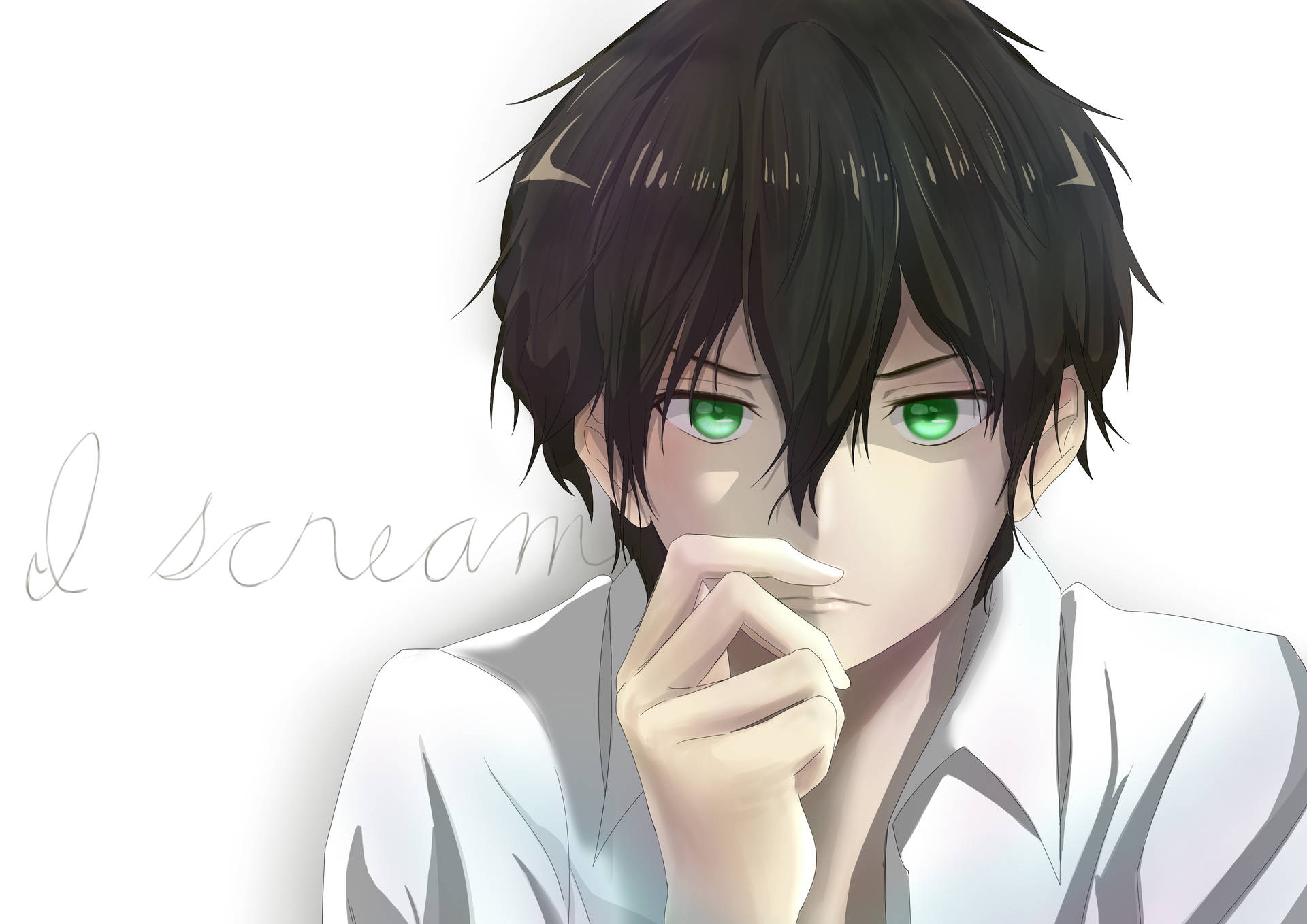 Oreki Houtarou Green Eyes