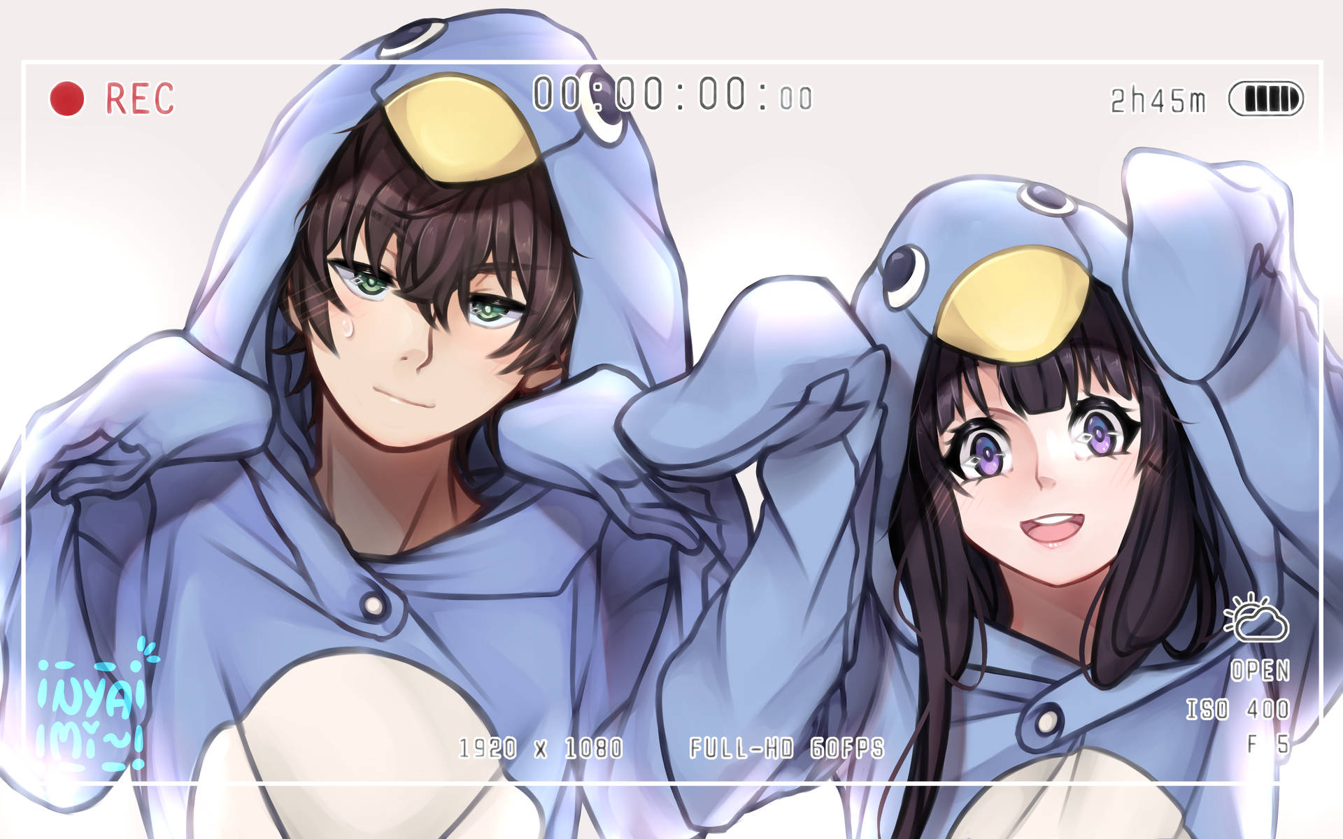 Oreki Houtarou Penguin Background